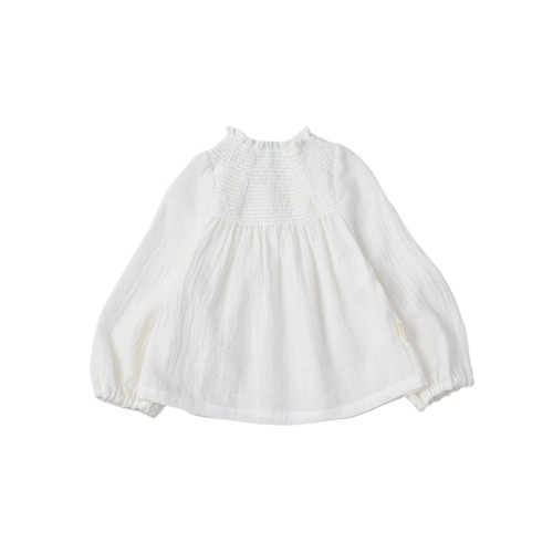 blouse 1 shirring white