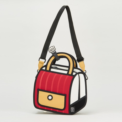 Outer Stripe Handbag_Red(151)
